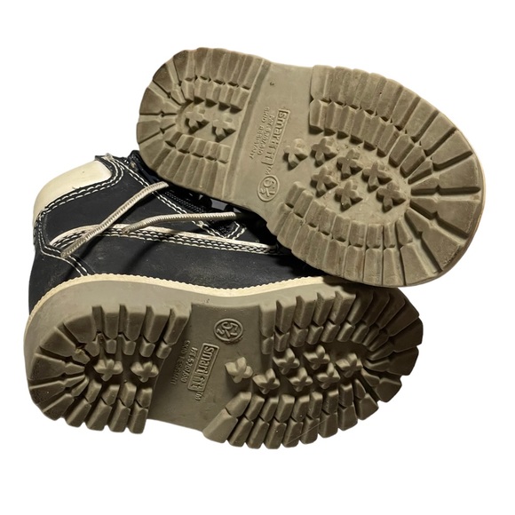 Smart fit.Children’s waterproof ankle up lace navy color boots size 5.5 - Picture 8 of 8